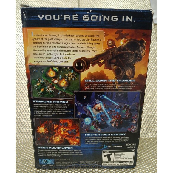 StaztarCraft II Wings of Liberty Collectors Edition Strategy PC Game Software - Picture 5 of 16